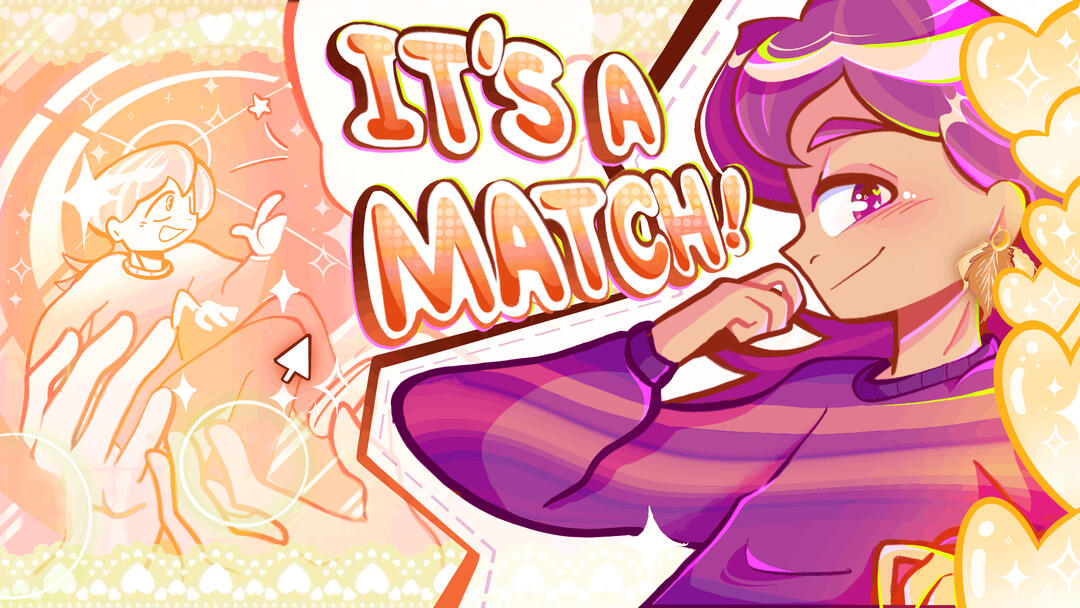 'It's a Match' Game Title Card Keyscene - OG Game Concept