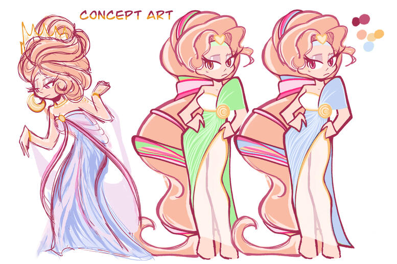 Aphrodite Character Design - From OG Concept 'Dynasties'