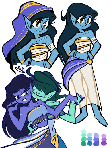 Nymph Character Designs - From OG Concept "Dynasties"