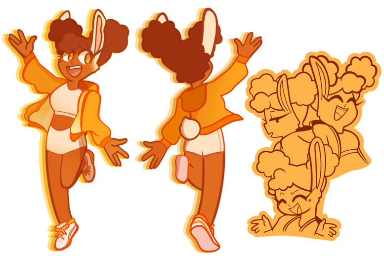 Phiskie Character Design -From OG Concept: The BunBuns