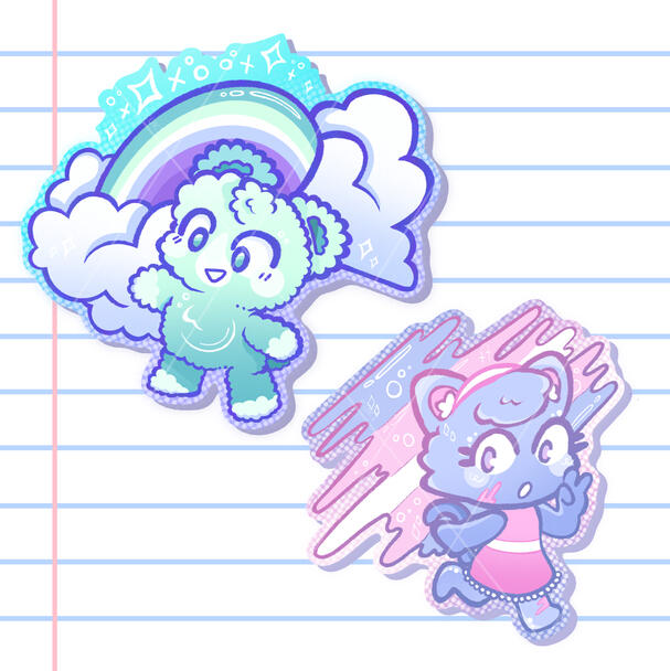 Pride Animals Sticker Series Designs