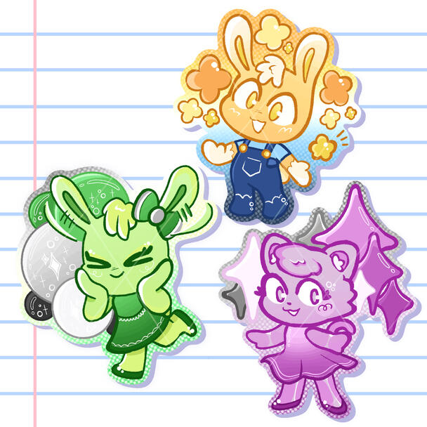 Pride Animals Sticker Series Designs